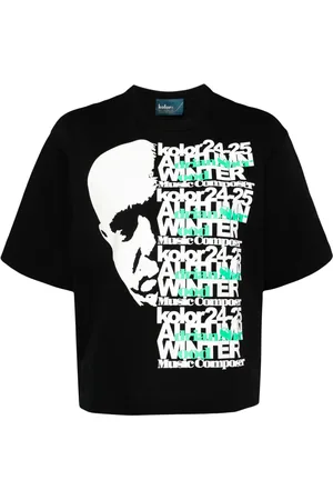 Kolor X On-U Sound t-shirt à imprimé visage