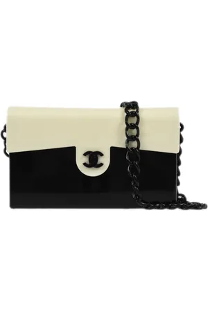 CHANEL Sac porté épaule à design bicolore (2000)