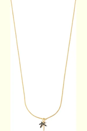 YVONNE LÉON Collier en 18ct serti de diamants