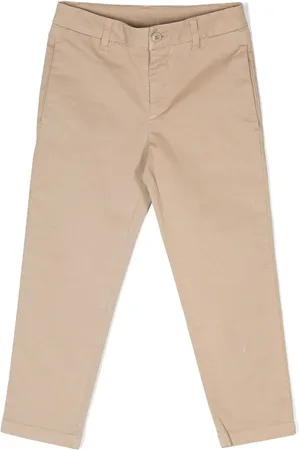 Dondup Pantalon en coton à coupe droite