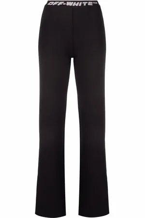 OFF-WHITE Pantalon nervuré à bande logo
