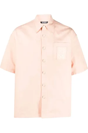 RAF SIMONS Chemise en coton à patch logo