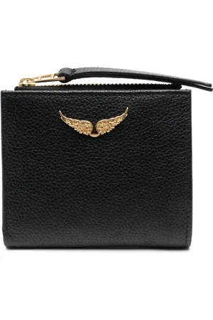 Zadig & Voltaire Portefeuille pliant à plaque logo