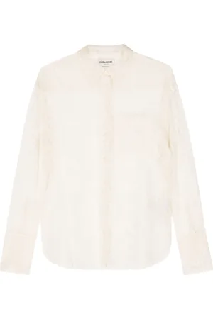 Zadig & Voltaire Chemise Tyrone à dentelle fleurie