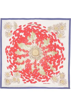Hermès Foulard Fleurs et Carlines (1985)