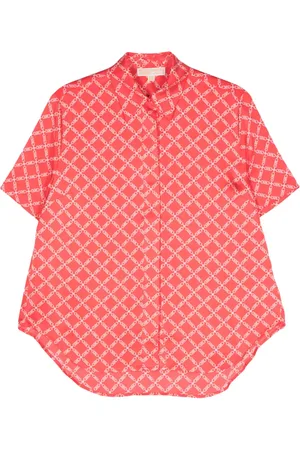 Michael Kors Chemise satinée Empire à logo imprimé