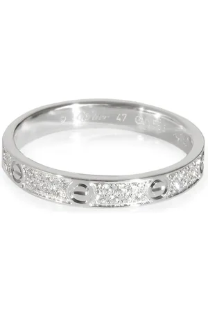Cartier Bague en or blanc 18ct pavée de diamants
