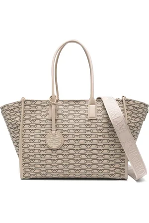 Emporio Armani Sac cabas à logo imprimé