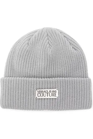 VERSACE Bonnet en maille nervurée