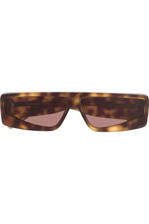 Courrèges Lunettes de soleil à effet écaille de tortue