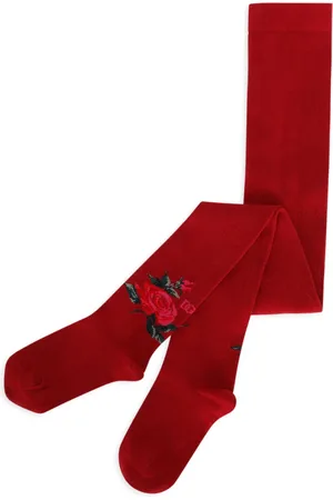Dolce & Gabbana Chaussettes à fleurs brodées