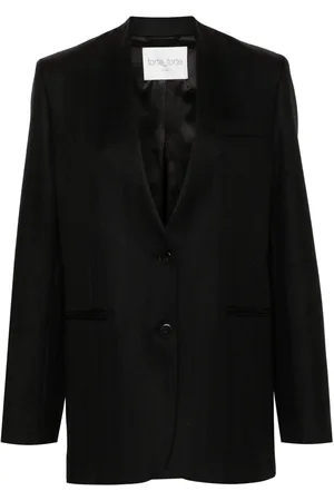 FORTE FORTE Blazer boutonné à design sans col
