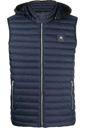 Moose Knuckles Gilet zippé à capuche