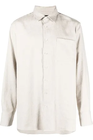Botter Chemise en lin mélangé à boutonnière