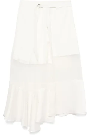 SACAI Jupe mi-longue à design asymétrique