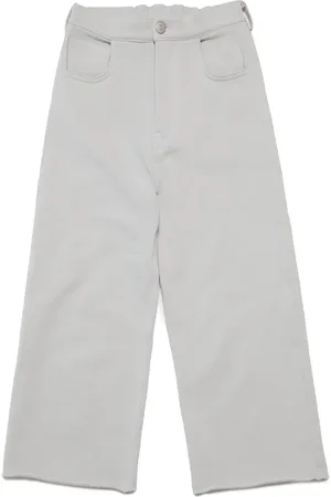 Maison Margiela Pantalon droit à patch logo