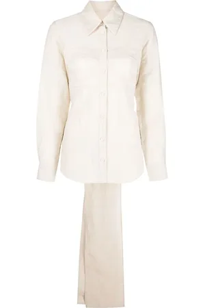 UMA WANG Chemise à détail de nœud