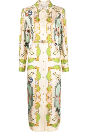 Tory Burch Robe cintrée à imprimé graphique
