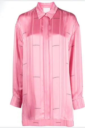 Givenchy Chemise rayée à logo en jacquard