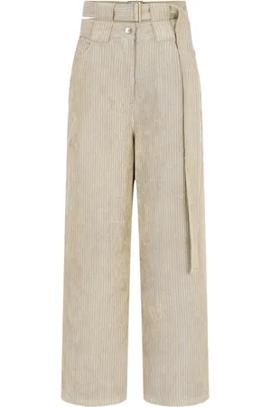 Studio Tomboy Pantalon côtelé à plis marqués