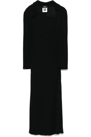 VERSACE Robe mi-longue à col asymétrique (années 2000)