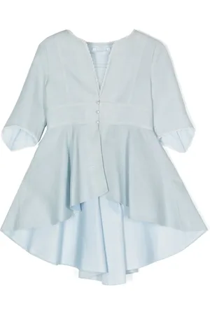 Amaya Manteau en chambray à bords festonnés