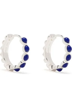 Dower and Hall Créoles sertie de lapis lazuli