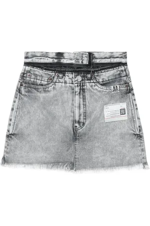 Maison Mihara Yasuhiro Minijupe en jean à taille haute