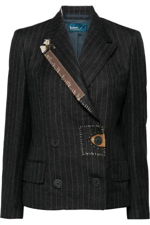 Kolor Blazer à fines rayures