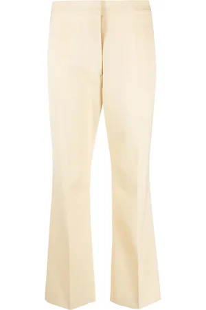 Jil Sander Pantalon de tailleur en laine à coupe droite