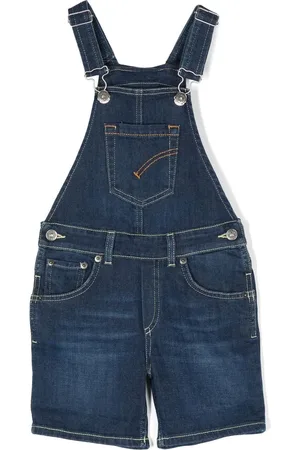 Dondup Salopette en jean à patch logo