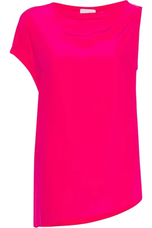 ALYSI Blouse en soie à design asymétrique
