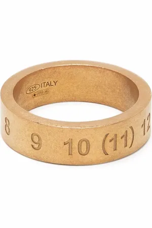 Maison Margiela Bague à motif numéro gravé