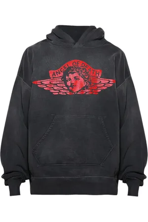SAINT MXXXXXX Hoodie en coton à imprimé graphique