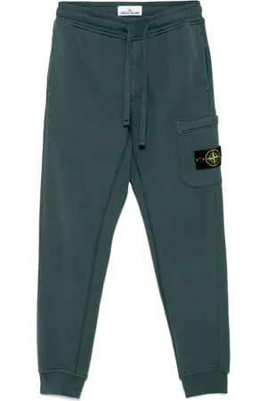 Stone Island Pantalon à patch logo