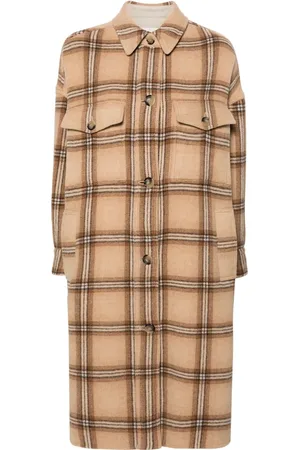 Isabel Marant Manteau Fontizi à carreaux