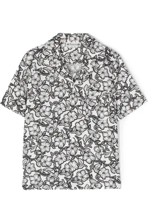 BONPOINT Chemise manches courtes à fleurs