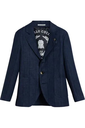 Brunello Cucinelli Blazer à rayures
