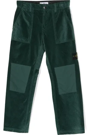 Stone Island Pantalon droit en velours côtelé