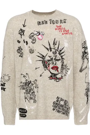 R13 Pull à broderies