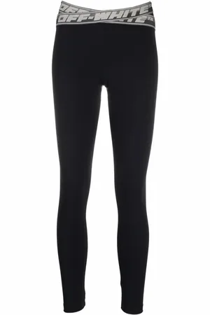 OFF-WHITE Legging à taille à logo