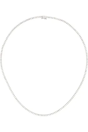 Anita Collier ras-du-cou Hepburn en or blanc 18ct serti de diamants