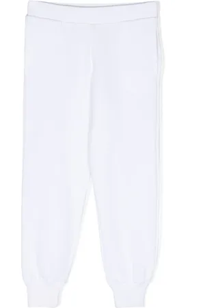 Moschino Pantalon de jogging à slogan imprimé