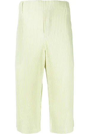 Issey Miyake Short ajusté à plis marqués