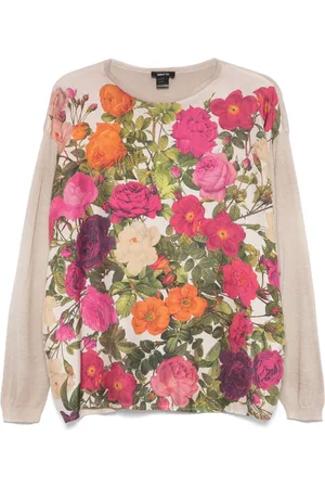 AVANT TOI Haut en maille à fleurs