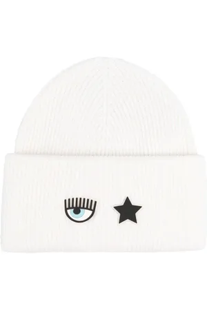 Chiara Ferragni Bonnet nervuré à motif Eye