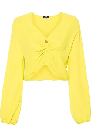 Elisabetta Franchi Blouse à détail noué