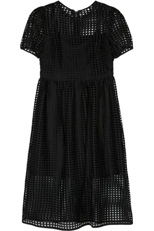 DKNY Robe courte à effet de transparence