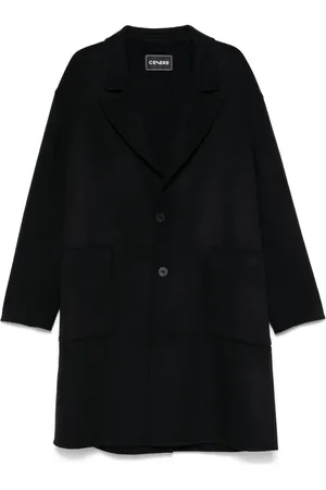 CENERE GB Manteau droit à simple boutonnage