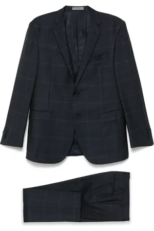 corneliani Costume boutonné à carreaux